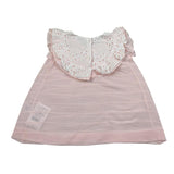 Babyvip Abito Giromanica Tinta Unita con Colletto per Neonata T1394 ROSA BABYVIP 