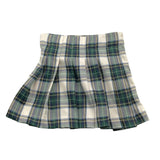 PICCOLA LUDO gonna tricolore con fantasia a quadri Verde per Bambina BS9WB037X VERDE PICCOLA LUDO 