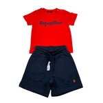 Refrigiwear Completo 2 Pezzi T-Shirt-Bermuda per Neonato 211DRMNS25 ROSSO/BLU REFRIGIWEAR 