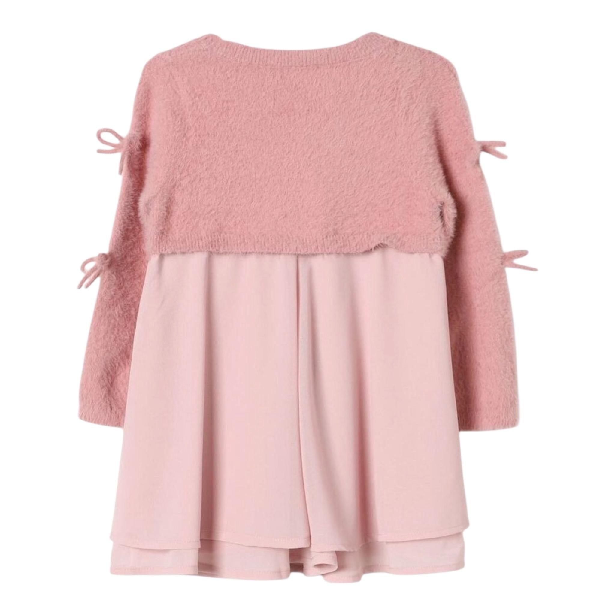 LIU JO abito manica lunga tinta unita Rosa per Neonata KF4097NX ROSA LIU JO 