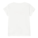 Liu Jo T-Shirt Girocollo Tinta Unita con Brillantini per Bambina KA5081X BIANCO LIU JO 