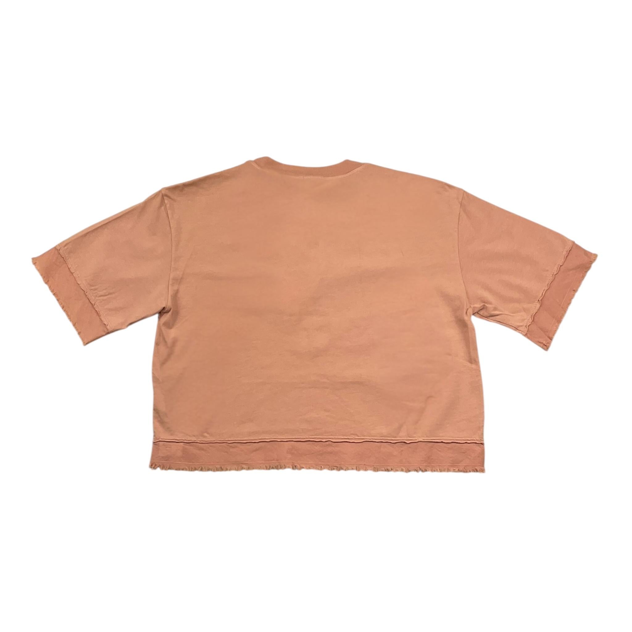 Aspesi T-Shirt Girocollo Tinta Unita con Logo per Bambina S25029TSM7038 ROSA ASPESI 