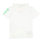 Balmain Felpa Tinta Unita Mezza Manica con Cappuccio per Bambino BU9P51 BIANCO BALMAIN 