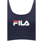 Fila Costume 2 Pezzi Top-Mutanda Tinta Unita per Bambina FAT0436 BLU FILA 
