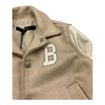 I'M BRIAN giubbino tinta unita cn maniche in contrasto Beige per Neonato GIU3039JX BEIGE I'M BRIAN 