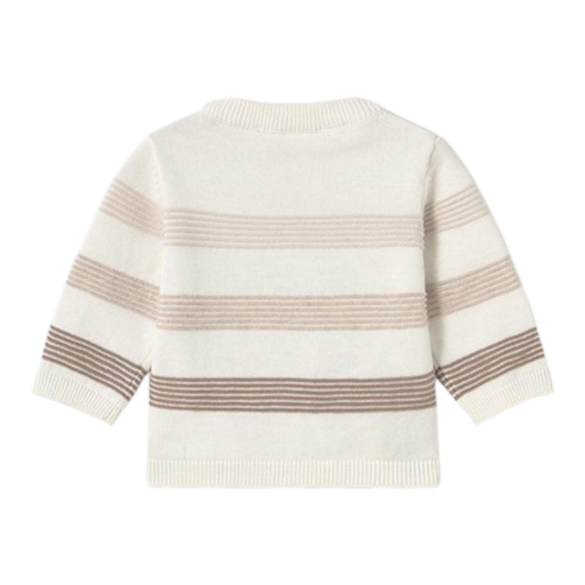 Mayoral Maglia Tinta Unita con Stampa A Righe per Neonato 1391 BIANCO MAYORAL 