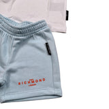John Richmond Completo 2 Pezzi T-Shirt-Bermuda Bicolore Bianco/Azzurro per Neonato RIP25018CFX BIANCO/AZZURRO JOHN RICHMOND 