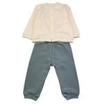 MAYORAL completo 4 pezzi 2felpa-2pantalone bicolore Bianco per Neonato 2623X BIANCO MAYORAL 