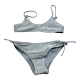 Saint Barth Costume 2 Pezzi Slip-Fascia per Bambina PALO002 GRIGIO SAINT BARTH 