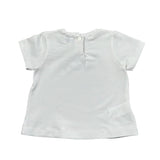 Malvi & Co T-Shirt Girocollo Tinta Unita con Stampa per Neonato S25N139CAJJ BIANCO MALVI & CO 