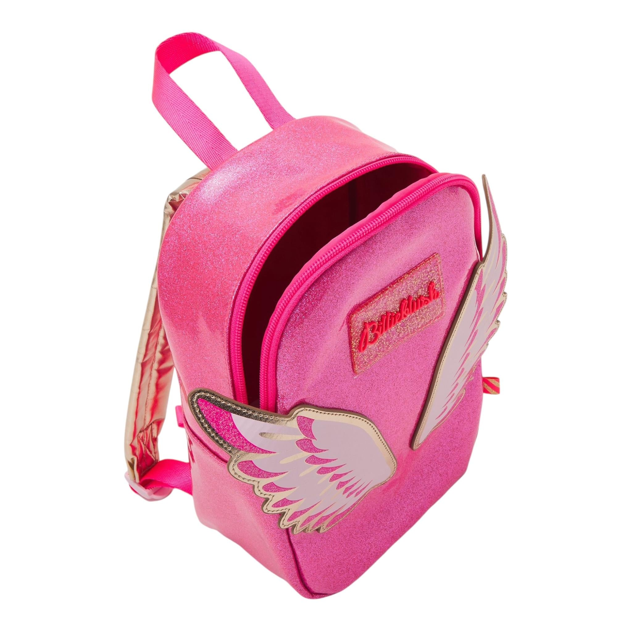 Billieblush Zaino Tinta Unita Glitterato per Bambina U20591 ROSA FLUO BillIEBLUSH 