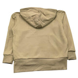 YES LONDON felpa chiusa con cappuccio tinta unita con logo Beige per Neonato JR5082N BEIGE YES LONDON 