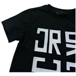 John Richmond T-Shirt Girocollo Tinta Unita con Stampa per Bambina RGP26012TS NERO JOHN RICHMOND 