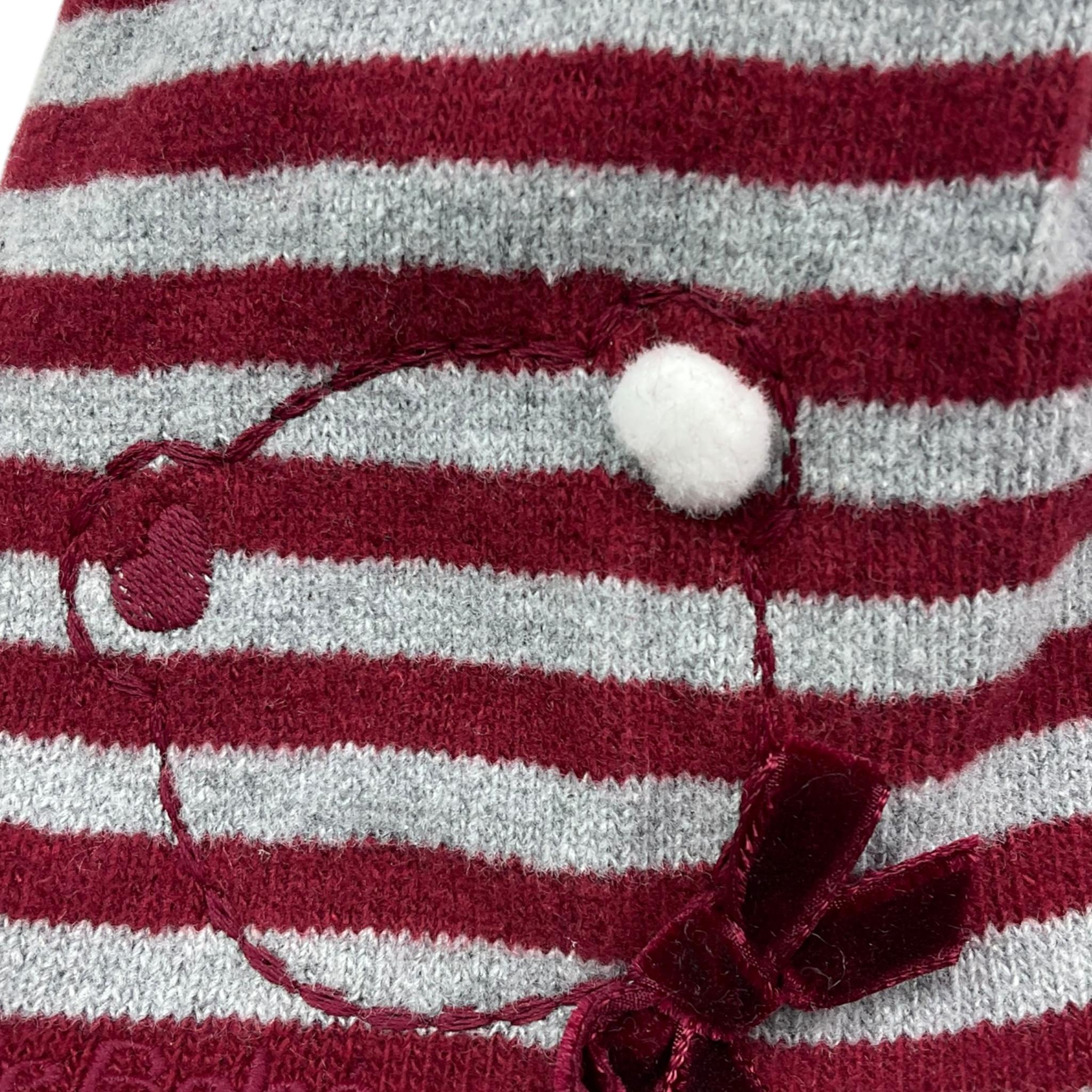 LE BEBE' cappello tinta unita con fantasia a righe Grigio per Neonata LBG6122 GRIGIO LE BEBE' 