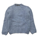 I'M BRIAN maglia tinta unita girocollo in teddy Blu per Bambino MA3013J BLU I'M BRIAN 