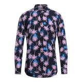 Daniele Alessandrini Camicia Manica Lunga Fantasia Palme Multicolor Per Bambino