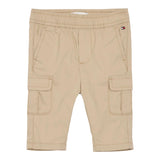 Tommy Hilfiger Pantalone Tinta Unita con Elastico In Vita per Neonato KN0KN01956X BEIGE TOMMY HILFIGER 
