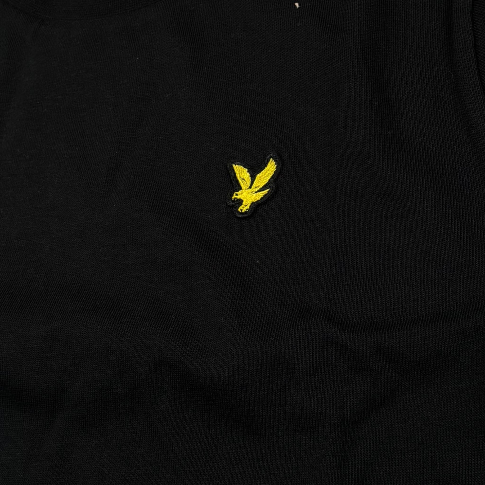Lyle&Scott T-Shirt Tinta Unita con Logo per Bambino 48067 NERO LYLE&SCOTT 