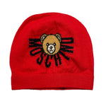 MOSCHINO cappello tinta unita con stampa Rosso per Neonato MUX05K ROSSO MOSCHINO 