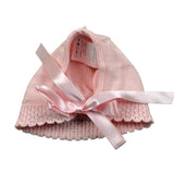 Foque Cappello Tinta Unita con Ricami per Neonata 1911814 ROSA FOQUE 
