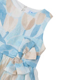 Mayoral Abito Giromanica Stampa Fantasia per Bambina 3913X AZZURRO MAYORAL 