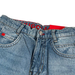 Hugo  Jeans tinta unita con Girovita Regolabile Blu per Bambino G00131 BLU HUGO 