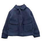 NEVER TOO giubbino tinta unita con zip e collettob Blu per Bambino NT1794B BLU NEVER TOO 