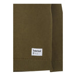 TIMBERLAND maglia girocollo tinta unita con logo Verde per Bambino T60321 VERDE TIMBERLAND 