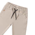 Sarabanda Pantalone tinta unita con Elastico In Vita Beige per Bambino 0B031J BEIGE SARABANDA 