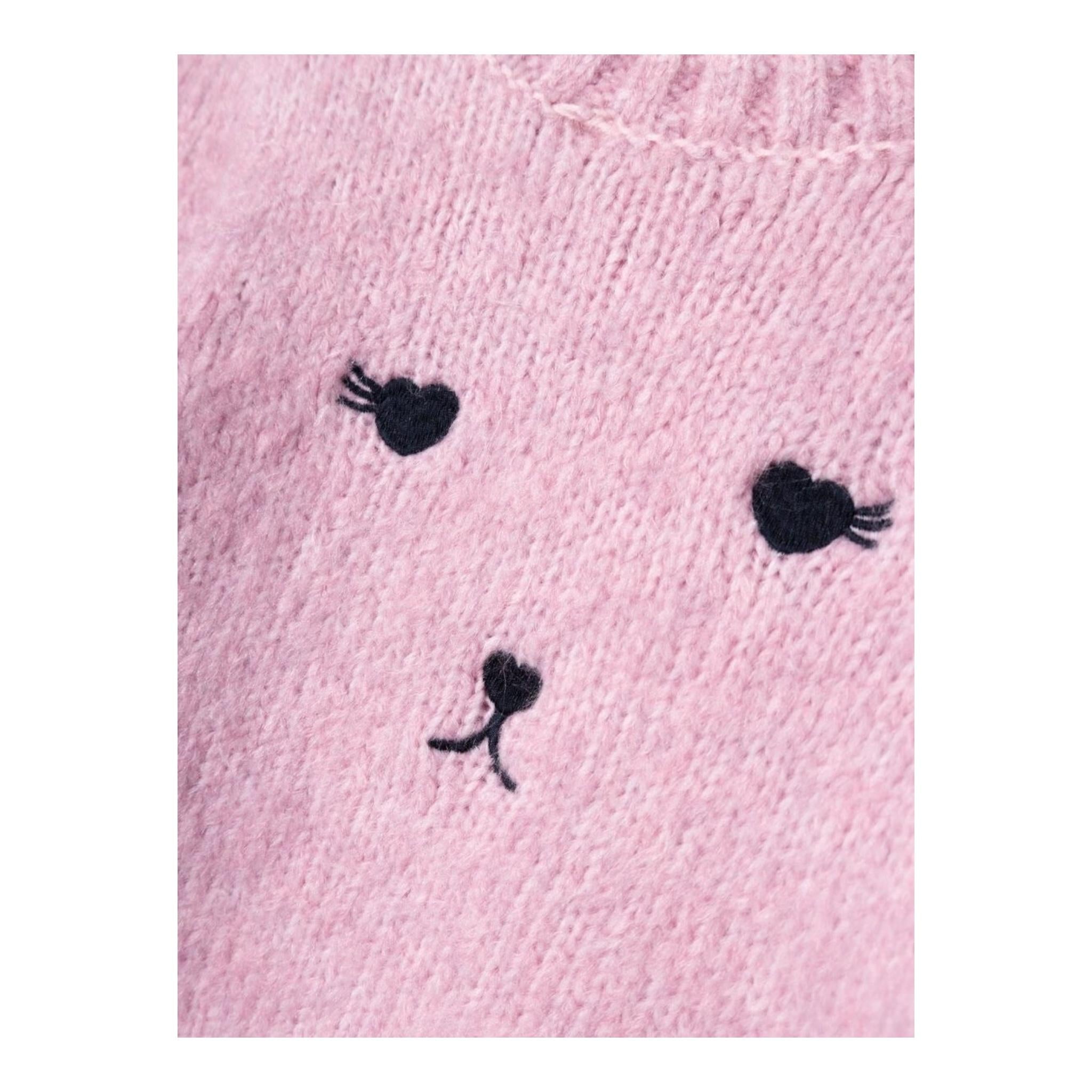 NAME IT maglia tinta unita girocollo con stampa Rosa per Neonata 13233167N ROSA NAME IT 