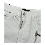 Do Not Conform Bermuda In Denim Tinta Unita con Girovita Regolabile per Bambino TAN007 BIANCO DO NOT CONFORM 