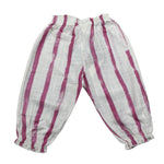 Play Up Pantalone Tinta Unita Fantasia A Righe per Neonata PA022AQ11602 BIANCO/ROSA PLAY UP 