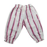 Play Up Pantalone Tinta Unita Fantasia A Righe per Neonata PA022AQ11602 BIANCO/ROSA PLAY UP 