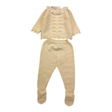 PAZ RODRIGUEZ completo 2 pezzi maglia-ghettina Panna per Neonata 003111067 PANNA PAZ RODRIGUEZ 