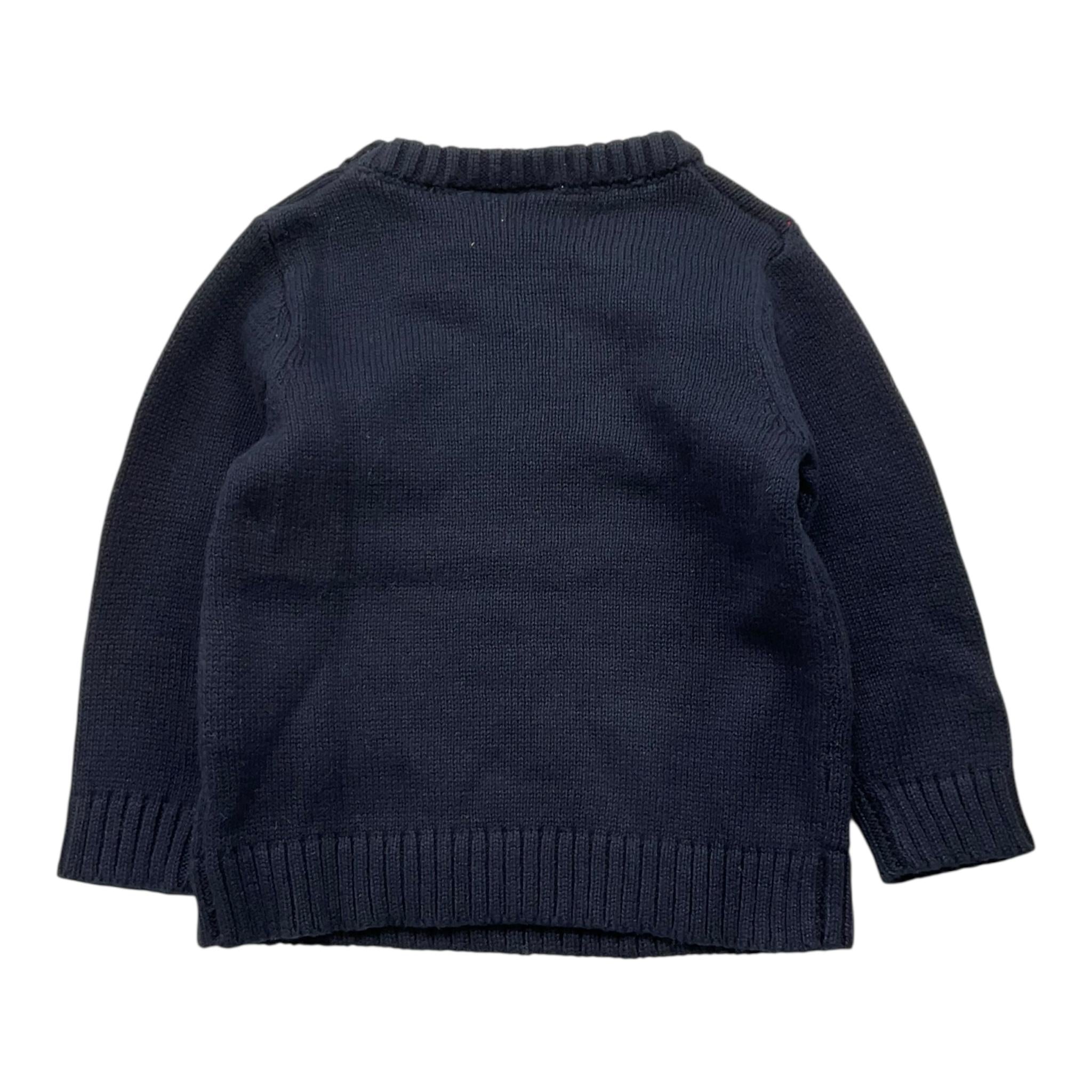 NAME IT maglia girocollo tinta unita con stampa Blu per Neonato 13195723 BLU NAME IT 