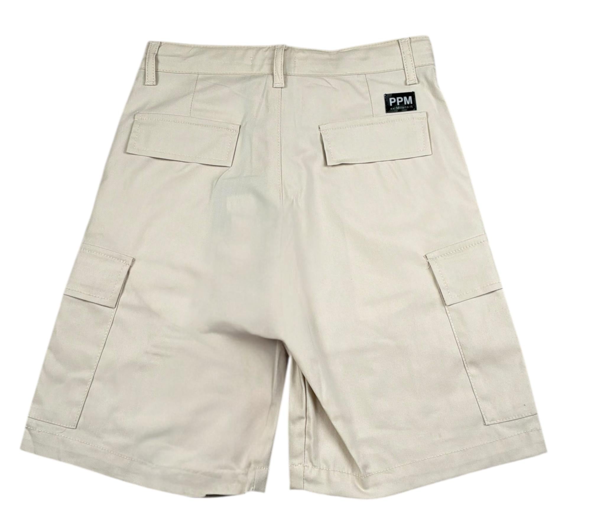 Paolo Pecora Bermuda Tinta Unita con Girovita Regolabile per Bambino PP4324 SABBIA PAOLO PECORA 