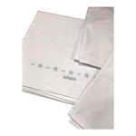 LE BEBE' set 3 pezzi lenzuola tinta unita cn ricami Bianco per Neonato LBB5070 BIANCO LE BEBE' 