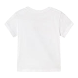 Mayoral T-Shirt Girocollo Tinta Unita con Stampa per Neonato 1066 BIANCO MAYORAL 