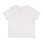 Saint Barth T-Shirt Girocollo Tinta Unita con Stampa per Bambina ELLY0010349 BIANCO SAINT BARTH 