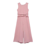 Abel & Lula Tuta Intera Tinta Unita Giromanica per Bambina 5221X ROSA ABEL & LULA 