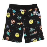 Barrow Kids Bermuda In Tuta Tinta Unita Con Elastico In Vita Nero Per Bambino
