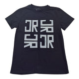 John Richmond T-Shirt Girocollo Tinta Unita con Stampa per Bambina RGP26012TS NERO JOHN RICHMOND 