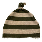 TEDDY E MINOU cappello fantasia a righe Verde/beige per Neonato I23AC020M1087 VERDE/BEIGE TEDDY E MINOU 