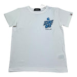Replay T-Shirt Girocollo Tinta Unita con Stampa per Bambino SB7360X BIANCO REPLAY 