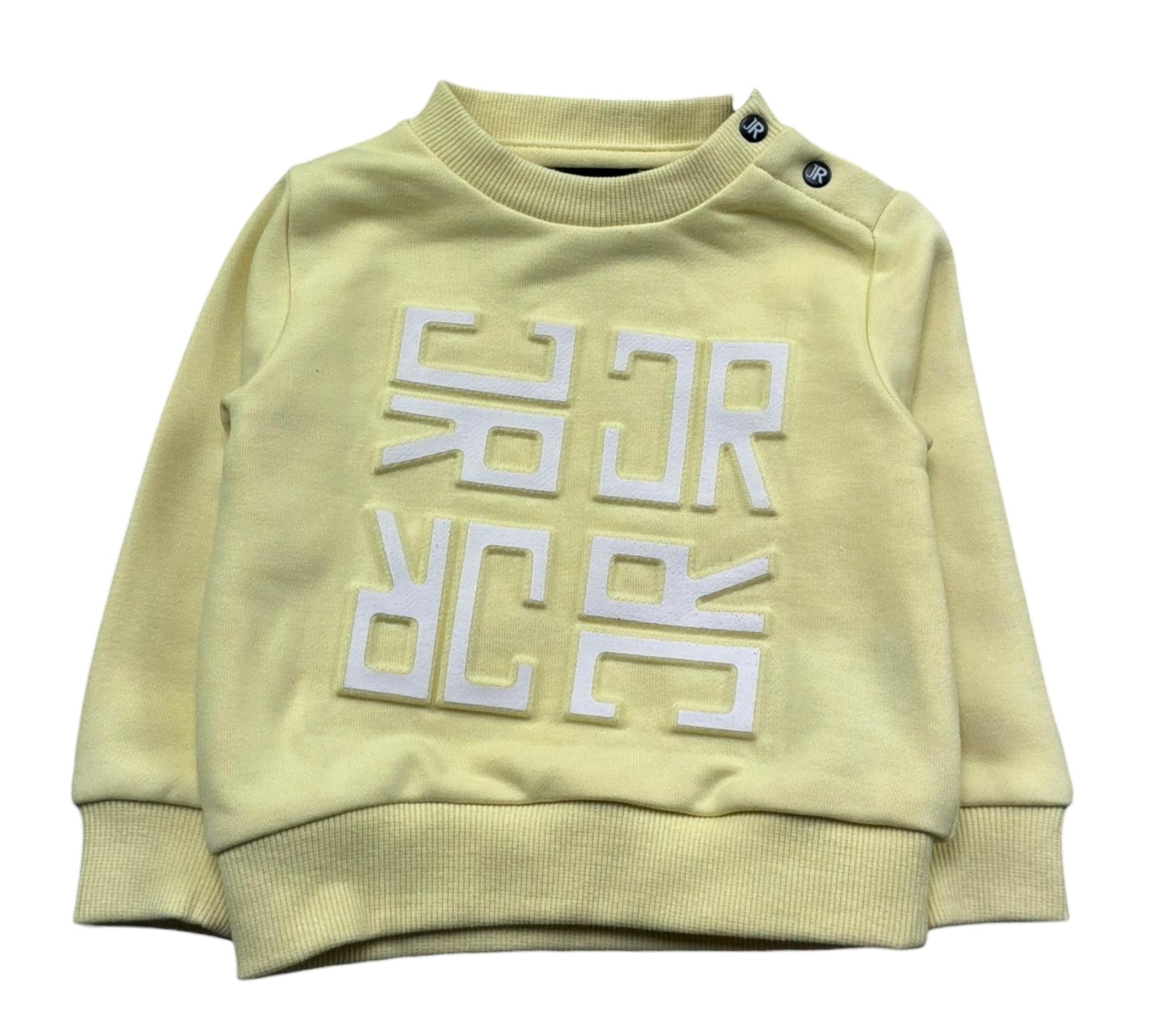 John Richmond Felpa Chiusa Girocollo Tinta Unita per Neonato RIP26025FEO GIALLO JOHN RICHMOND 