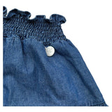 Le Bebe Gonna Tinta Unita con Elastico In Vita per Neonata LBG6421 BLU LE BEBE 