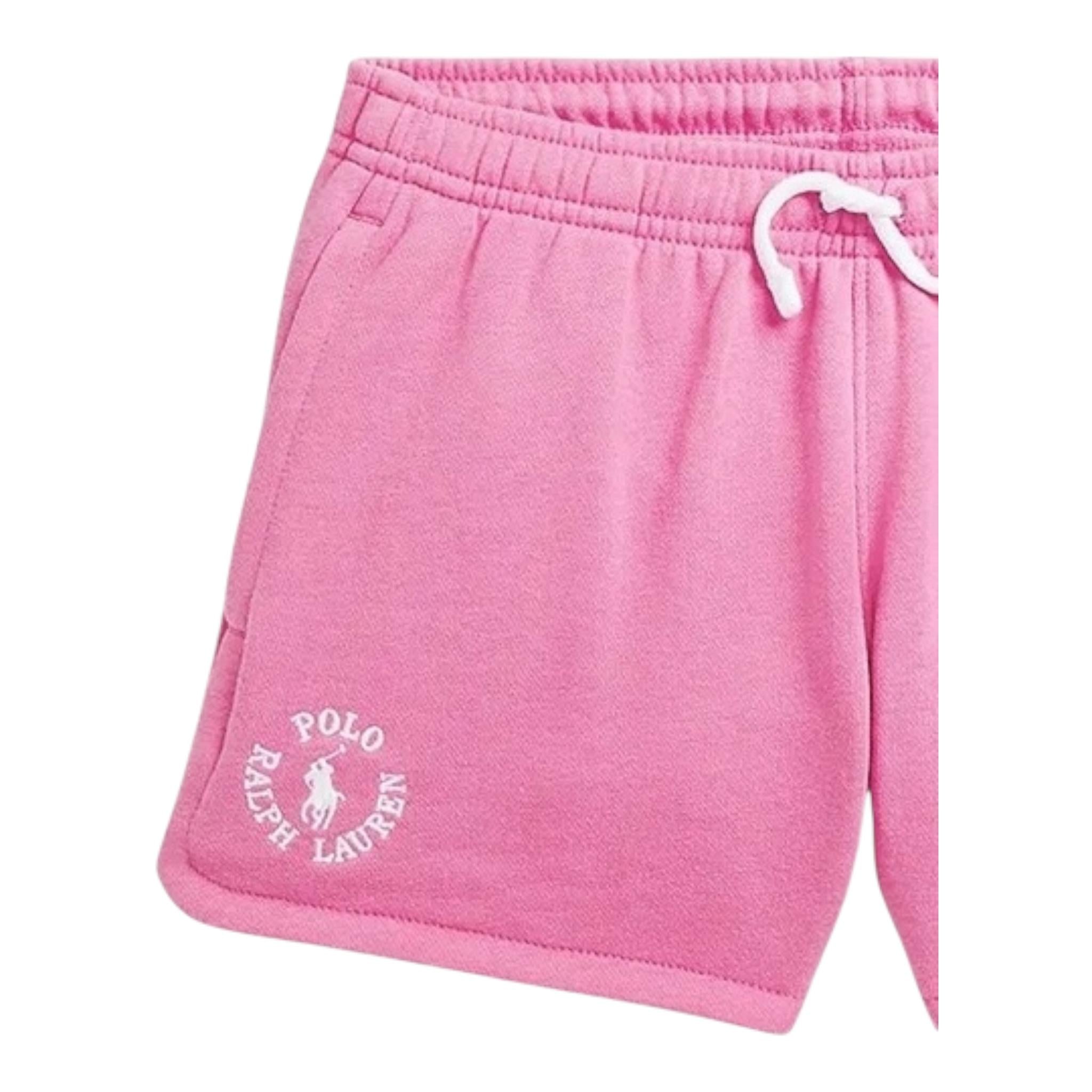 Ralph Lauren Short Tinta Unita con Elastico In Vita per Bambina 313965120001 ROSA RALPH LAUREN 