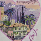 Liu Jo T-Shirt Girocollo Tinta Unita con Stampa E Brillantini per Bambina KA5093J BIANCO LIU JO 