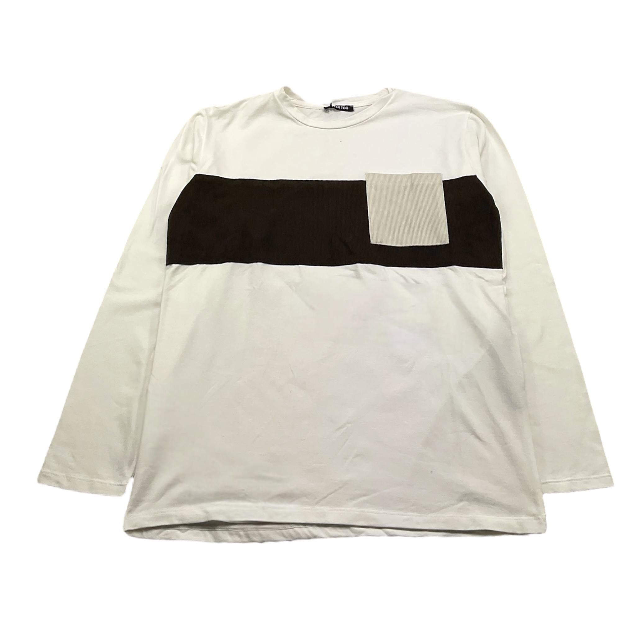 NEVER TOO shirt girocollo tinta unita con taschino Panna per Bambino NT2121R PANNA NEVER TOO 