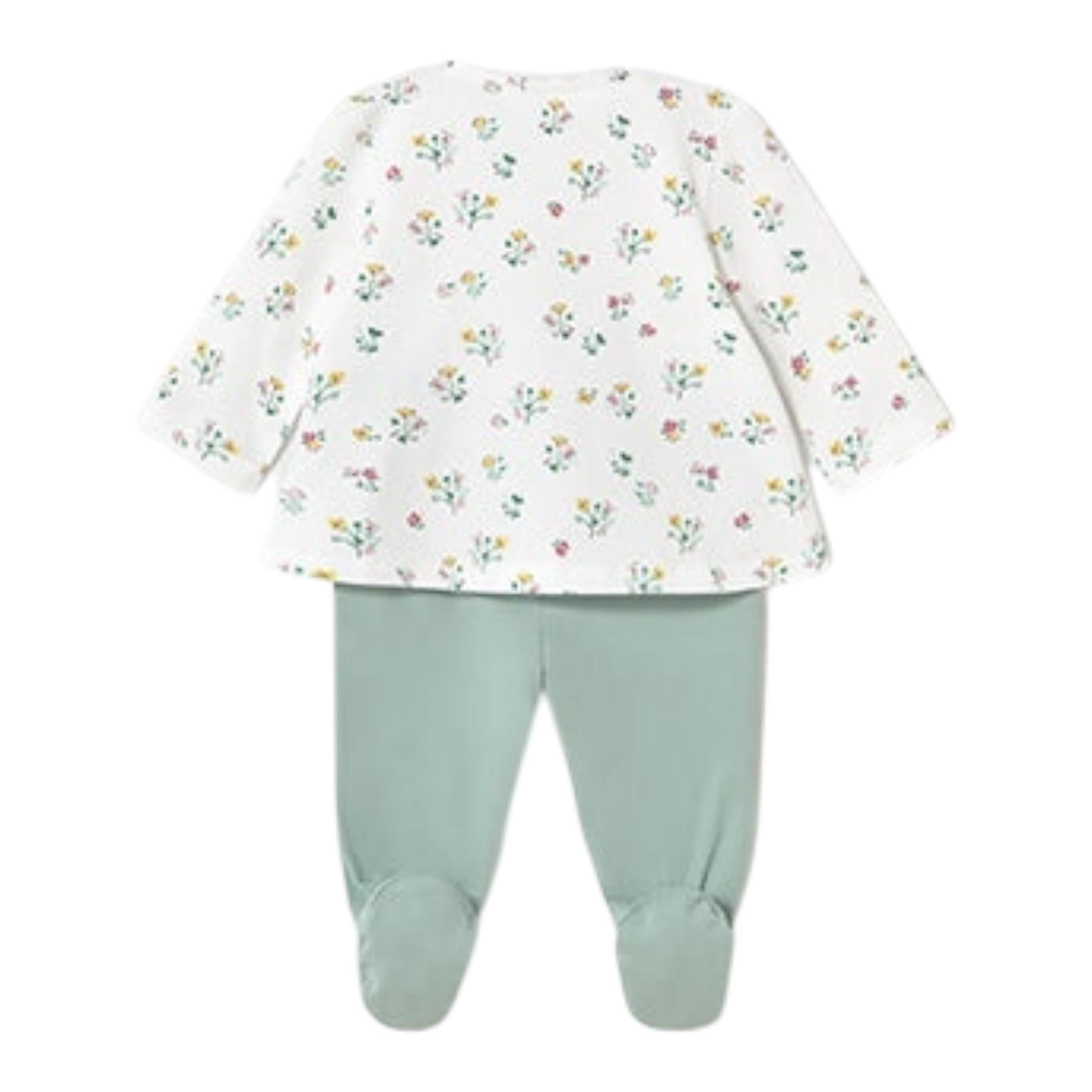 Mayoral Completo 2 Pezzi Shirt-Ghettina per Neonata 1588 BIANCO MAYORAL 